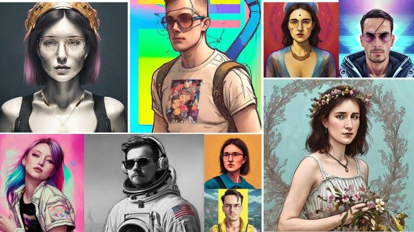 портреты в разных стилях