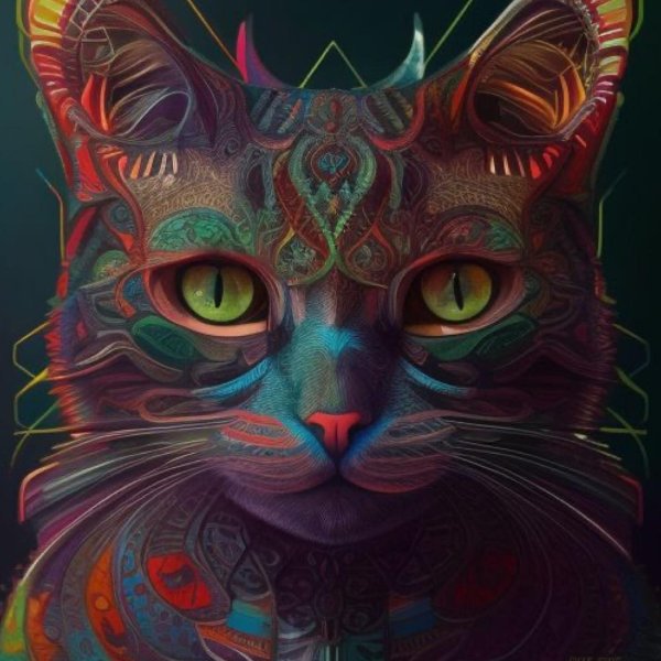 кошачий арт