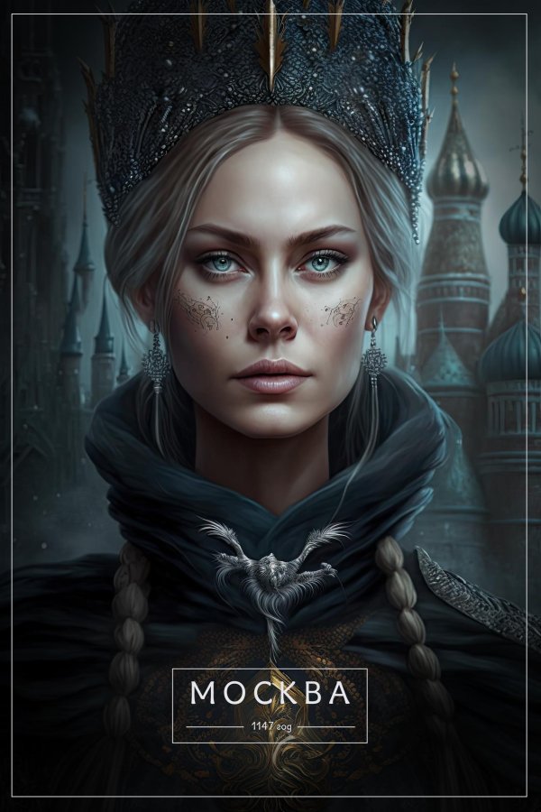 портреты городов нейросеть