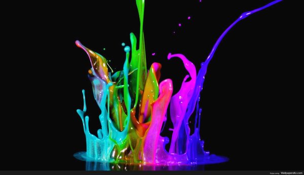 разлитая краска