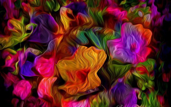 яркая краска