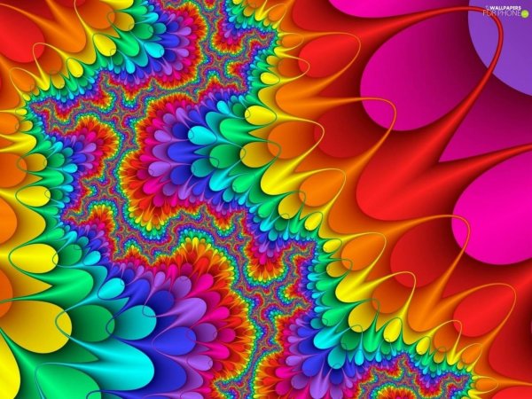 красочные фоны