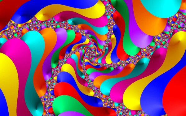 радужная абстракция