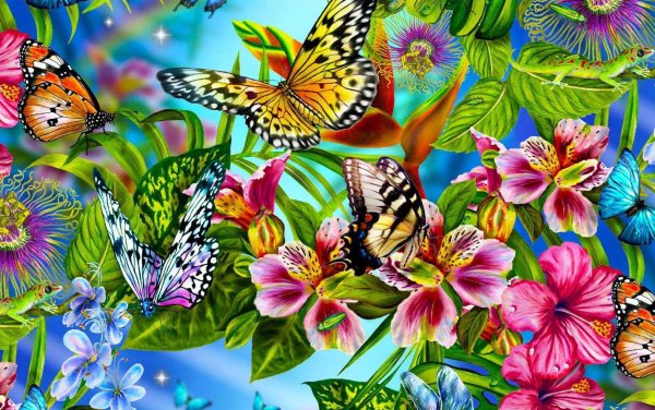картины с бабочками