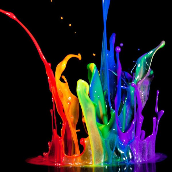 всплеск краски