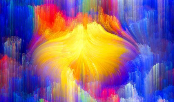 радужная абстракция