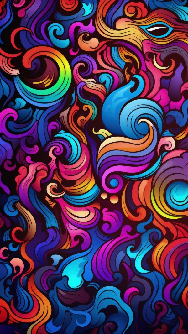 узор цветной