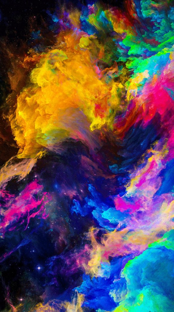 разноцветный космос