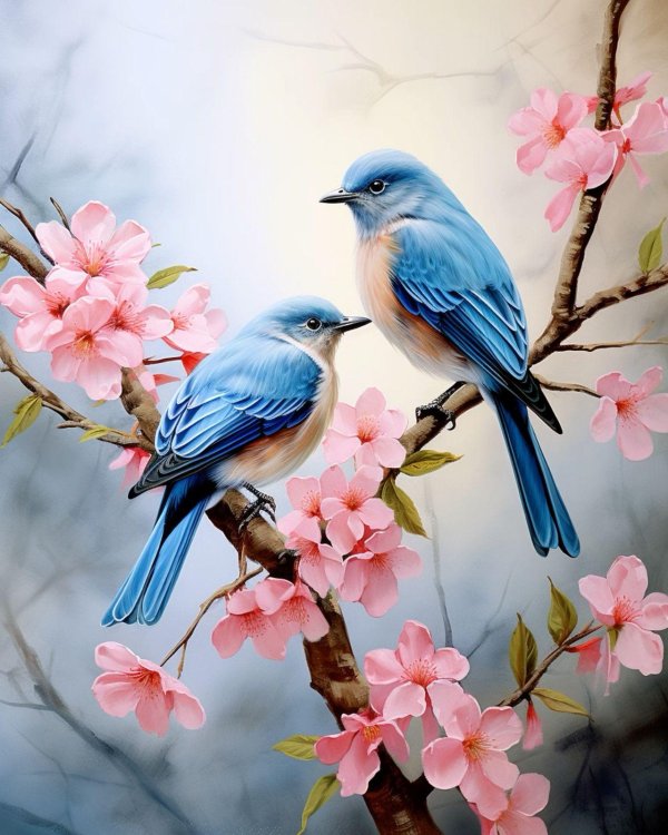 весенние птички