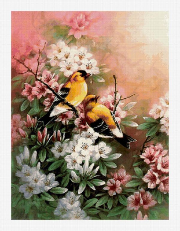 алиса набор для вышивания весенняя песня 25 х 30