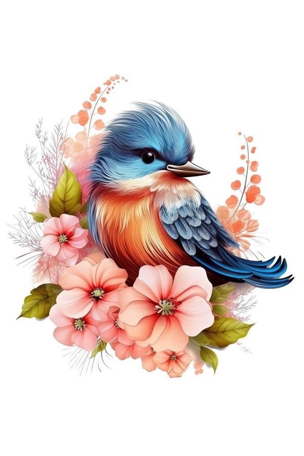 красивая птичка