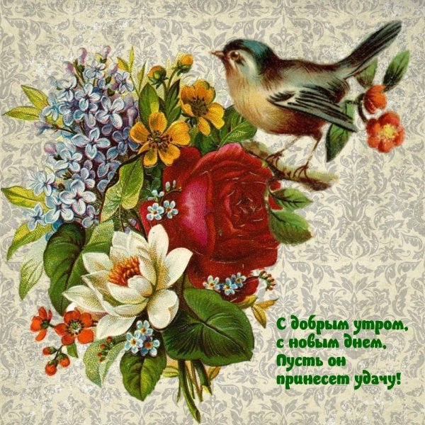 винтажные цветы