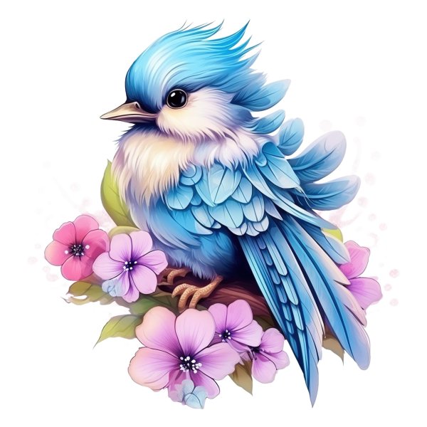 красивая птичка