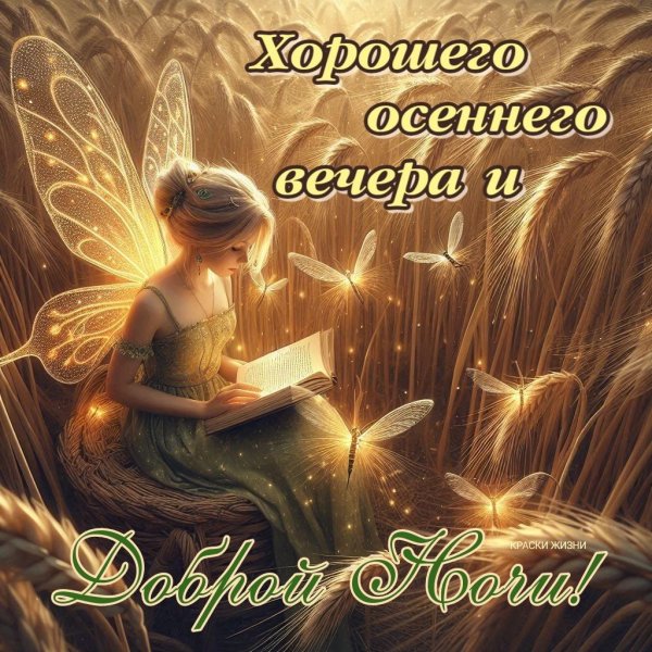спокойной ночи осенние красивые