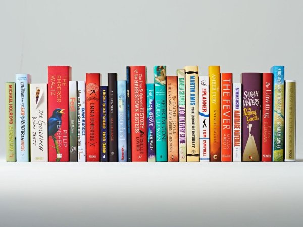 книги в ряд