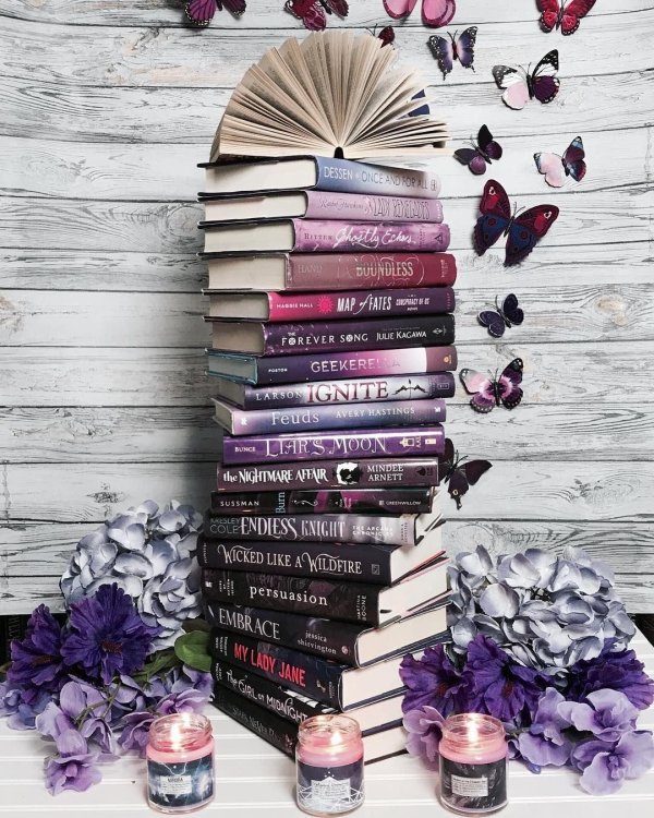 фиолетовые книгикниги