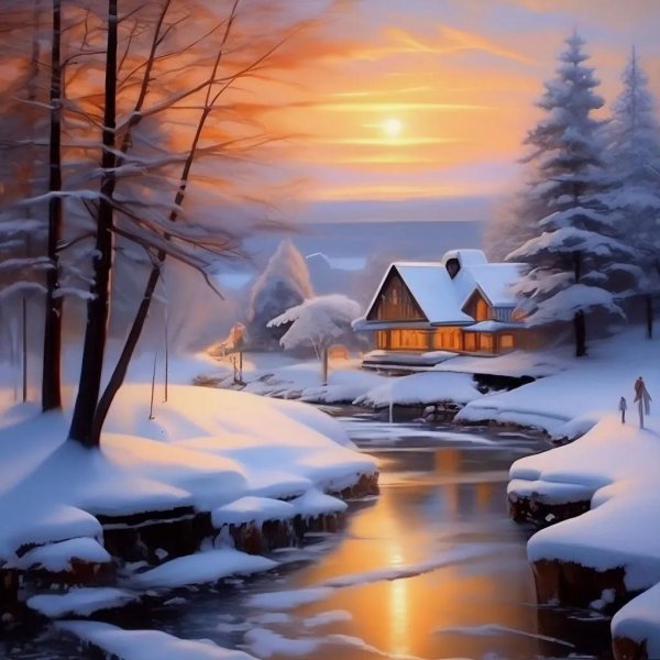 очень красивые зимние пейзажи