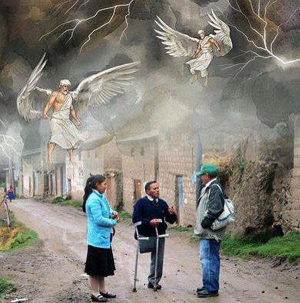 ангел с неба