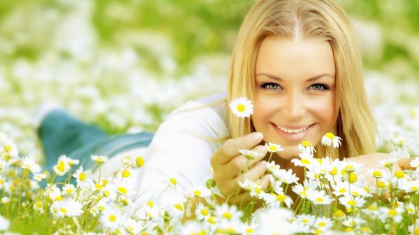 счастливая женщина