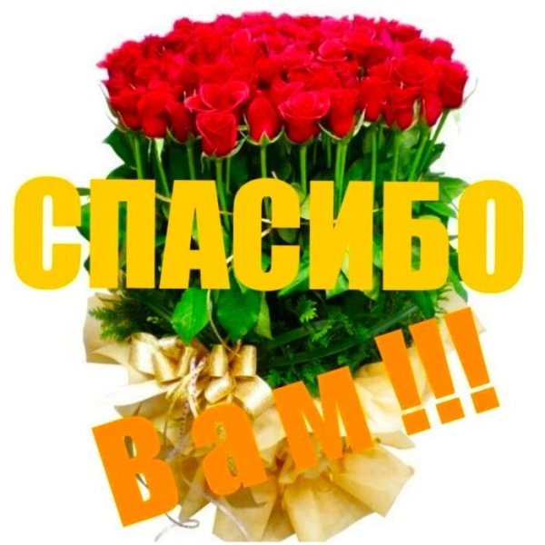 красивые цветы с благодарностью