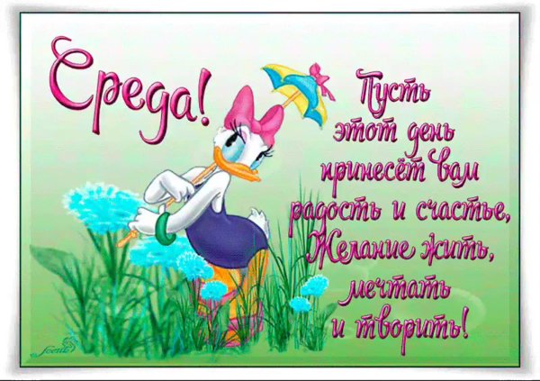 поздравление со средой