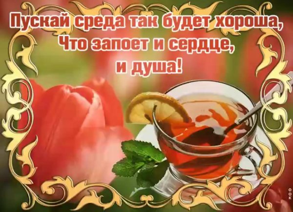 поздравление со средой