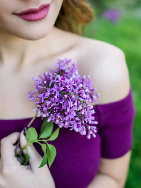 фотосессия с сиренью