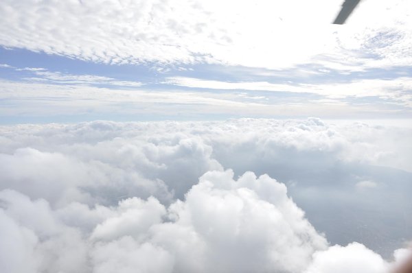 облака вид сверху