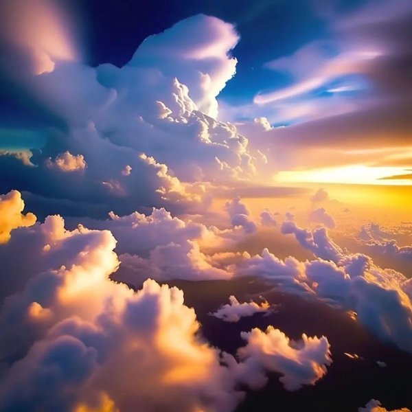 красивое облако