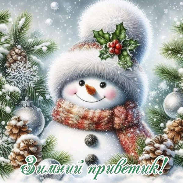 милые снеговики