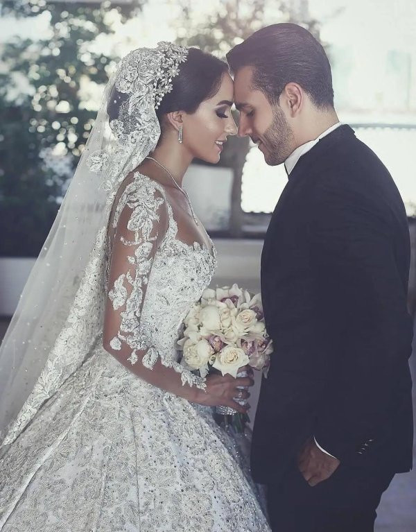 шикарное свадебное платье