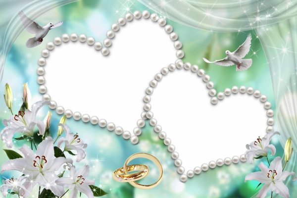 рамки для свадебных фотографий