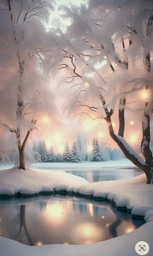 зимний лес сказочный