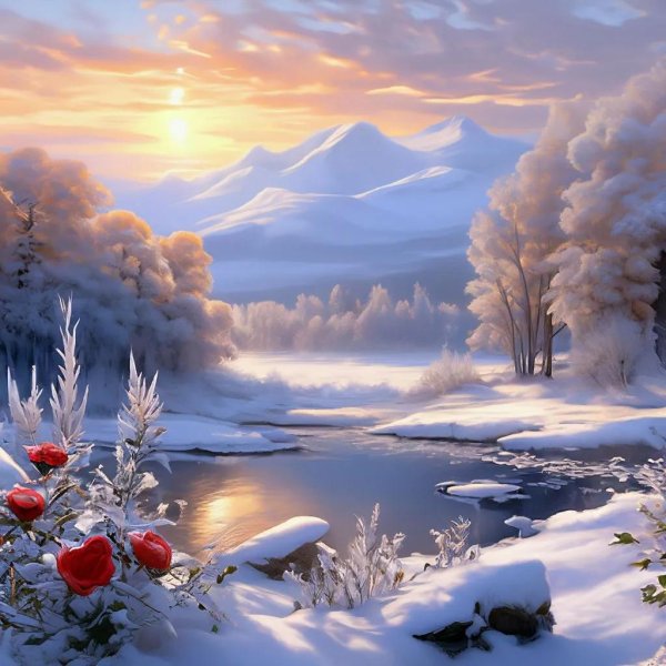 зимняя природа