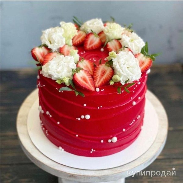 красные торты