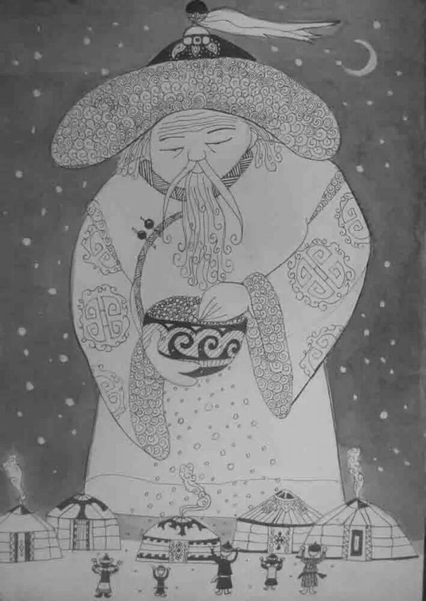 раскраски казахские