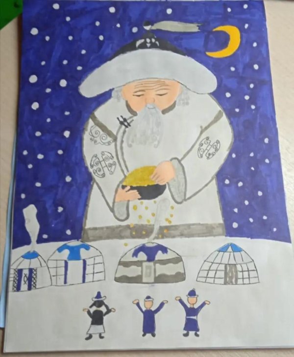 рисунок к сагаалгану