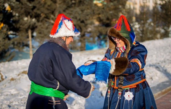 бурятский хадак