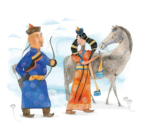 монгольский художник самбу заясаихан