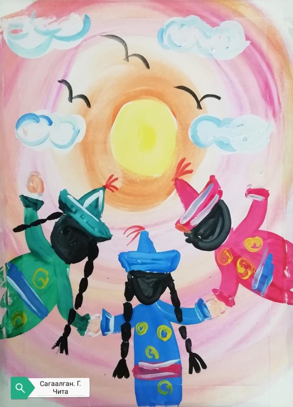 сагаалган детские рисунки