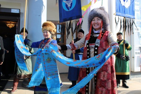 бурятский хадак