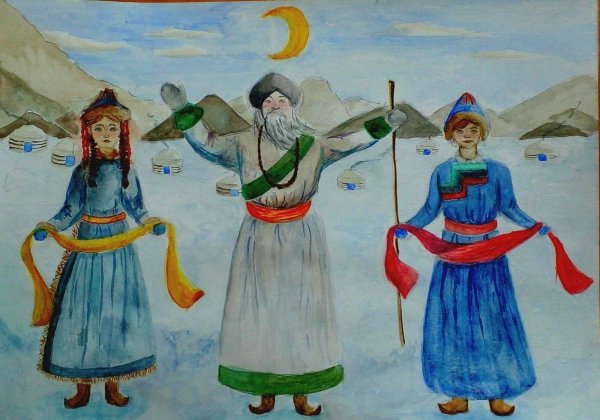 сагаалган детские рисунки