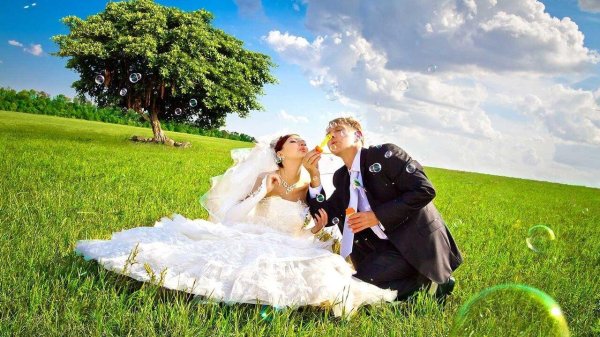 необычные свадебные фотосессии