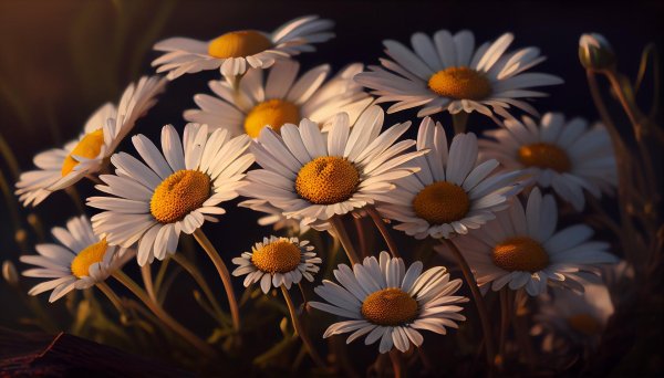 фон для рабочего стола ромашки