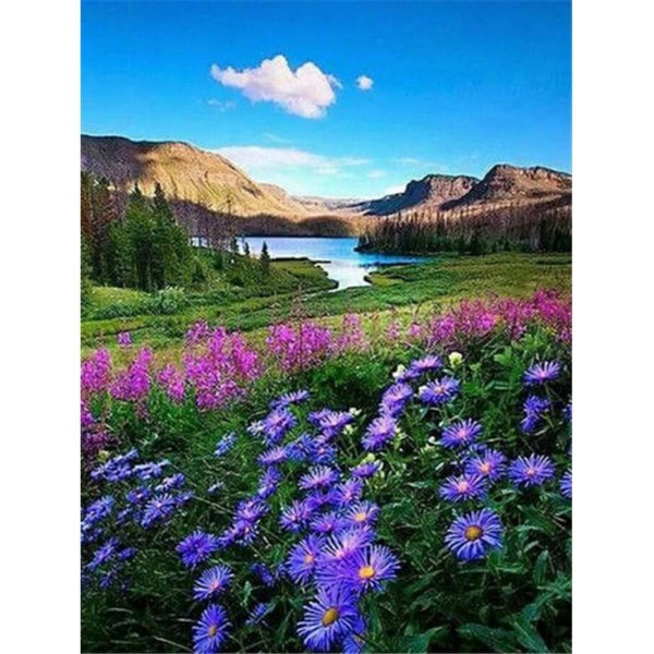 алмазная мозаика природа