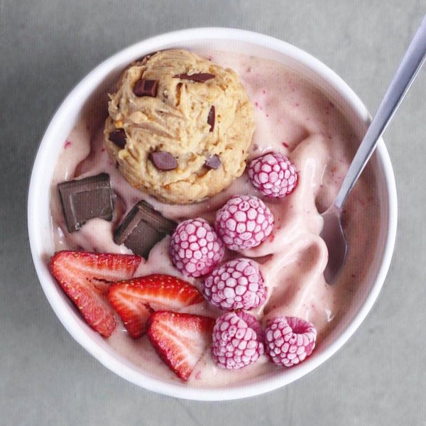 мороженое малиновое