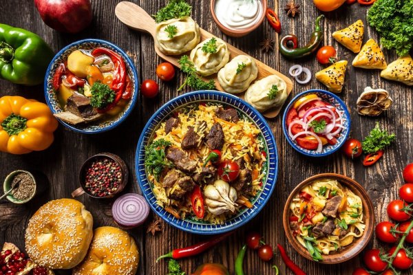 плов узбекский дастархан