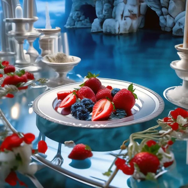 клубничный сорбет