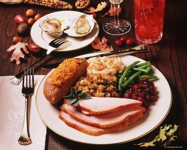 американский ужин