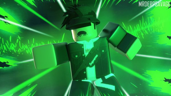 роблокс зеленый